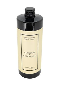 Recambio de mikado ambientador 500 mL. Raspberry & Black Vanilla. Colección Boutique CERERIA MOLLA 1899