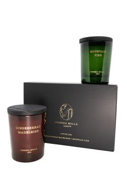 Set dos Candles 70 gr. Gingerbread Madeleine / Mountaine Pine
