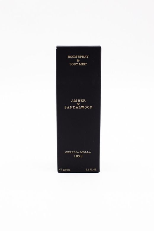 Spray e corpo Premium Mist Amber & Sandalwood. Bouquet CERERIA MOLLA 1899