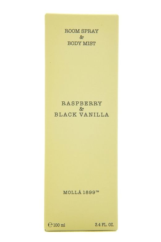 Spray premium y body Mist Raspberry & Black Vanilla. Colección Boutique CERERIA MOLLA 1899.