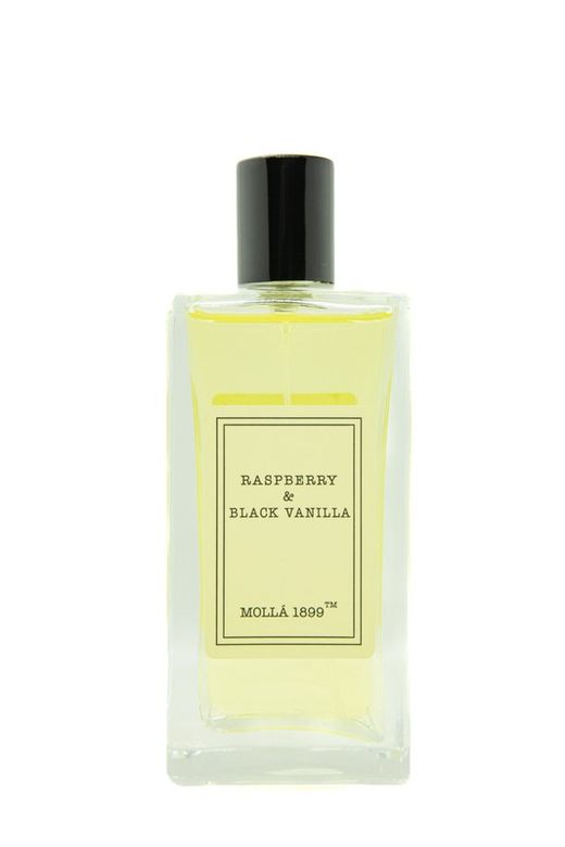 Spray premium y body Mist Raspberry & Black Vanilla. Colección Boutique CERERIA MOLLA 1899.