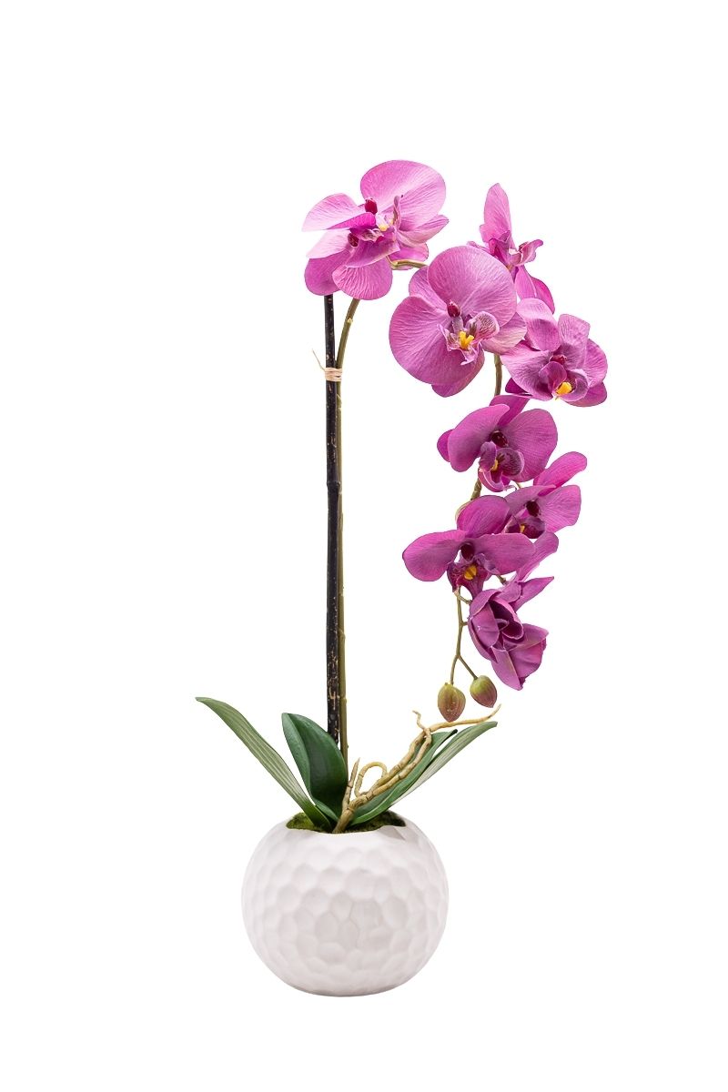 Sutil artificial Orquídea Phalaenopsis en color lila
