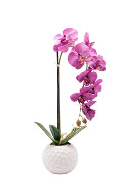 Sutil artificial Orquídea Phalaenopsis en color lila