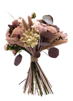 Sutil ramo de novia en colores rosas