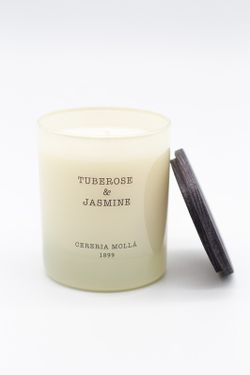 Vela Premium de 230 Grs. Tuberosa e Jasmim. Coleção Boutique CERERIA MOLLA 1899. Feito à mão. +/- 50 horas