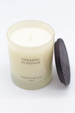 Vela Premium de 230 Grs. Verbena di Sicilia. Coleção Boutique CERERIA MOLLA 1899. Feito à mão. +/- 50 horas