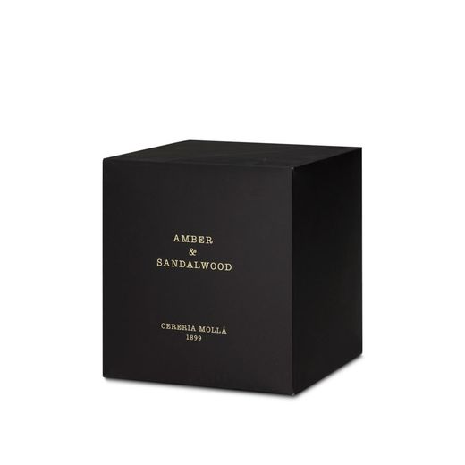 Vela XL Premium. Amber e Sadalwood. Coleção Boutique CERERIA MOLLA 1899. Feito à mão. +/- 80 horas