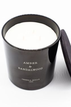 Vela XL Premium. Amber e Sadalwood. Coleção Boutique CERERIA MOLLA 1899. Feito à mão. +/- 80 horas