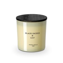 Vela XL Premium. Orquídea preta e lírio. Coleção Boutique CERERIA MOLLA 1899. Feito à mão. +/- 80 horas