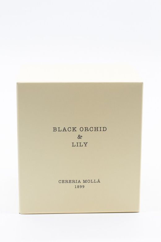 Vela XL Premium. Orquídea preta e lírio. Coleção Boutique CERERIA MOLLA 1899. Feito à mão. +/- 80 horas