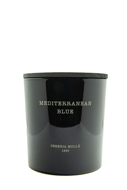 Vela Premium XL de 600gr. Mediterranean Blue. Colección Boutique CERERIA MOLLA 1899. Handmade +/- 80 horas