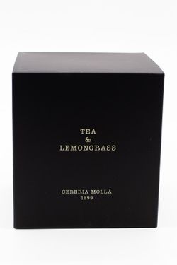 Vela XL Premium. Chá e erva-cidreira. Coleção Boutique CERERIA MOLLA 1899. Feito à mão. +/- 80 horas