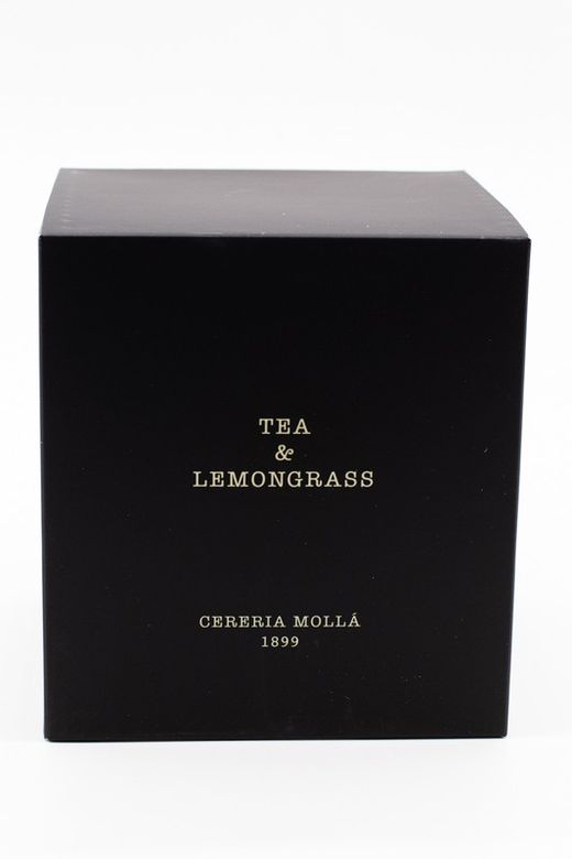 Vela XL Premium. Chá e erva-cidreira. Coleção Boutique CERERIA MOLLA 1899. Feito à mão. +/- 80 horas