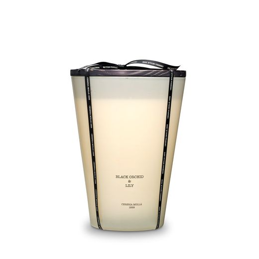 Vela XXL Premium. Orquídea preta e lírio. Coleção Boutique CERERIA MOLLA 1899. Feito à mão. +/- 200 horas