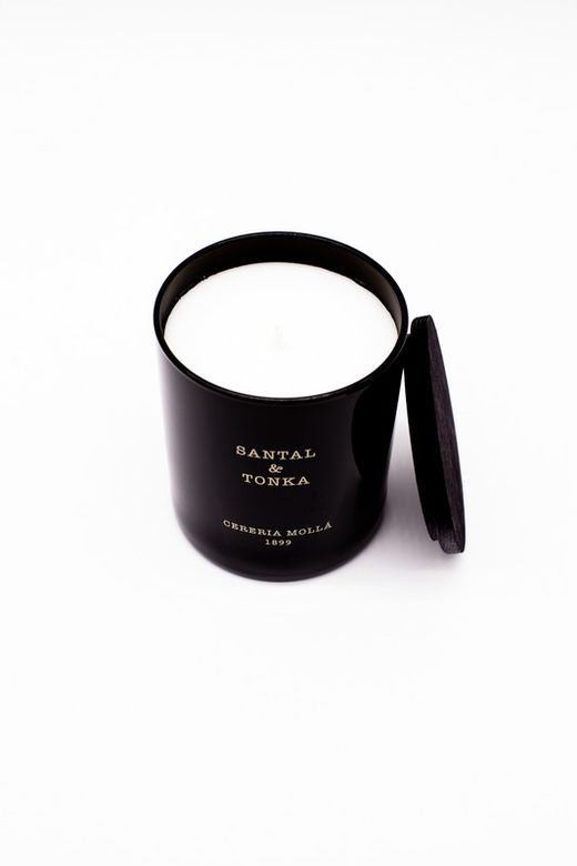 Vela premium de 230 grs. Santal&Tonka. Coleção Boutique CERERIA MOLLA 1899. Feito à mão. +/- 50 horas