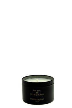 Vela Premium formato Lata. Basil & Mandarin. Colección Boutique CERERIA MOLLA 1899. Handmade. +/-50 horas