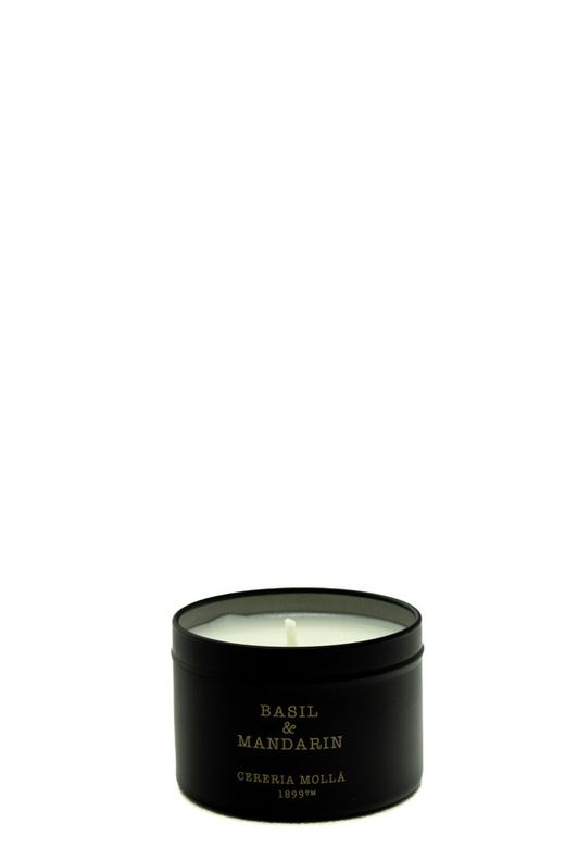 Vela Premium formato Lata. Basil & Mandarin. Colección Boutique CERERIA MOLLA 1899. Handmade. +/-50 horas