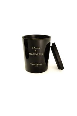 Mini Vela Premium 70Grs. Manjericão e Tangerina. Coleção Boutique CERERIA MOLLA 1899. Feito à mão. +/-50 horas