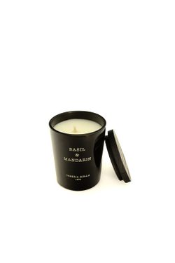 Mini Vela Premium 70Grs. Manjericão e Tangerina. Coleção Boutique CERERIA MOLLA 1899. Feito à mão. +/-50 horas