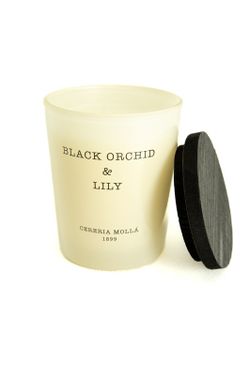 Mini Vela Premium 70Grs. Orquídea Negra & Lírio. Coleção Boutique CERERIA MOLLA 1899. Feito à mão. +/-50 horas