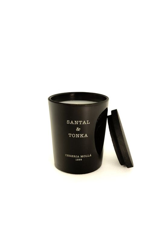 Mini Vela Premium 70Grs. Santal&Tonka. Coleção Boutique CERERIA MOLLA 1899. Feito à mão. +/-50 horas