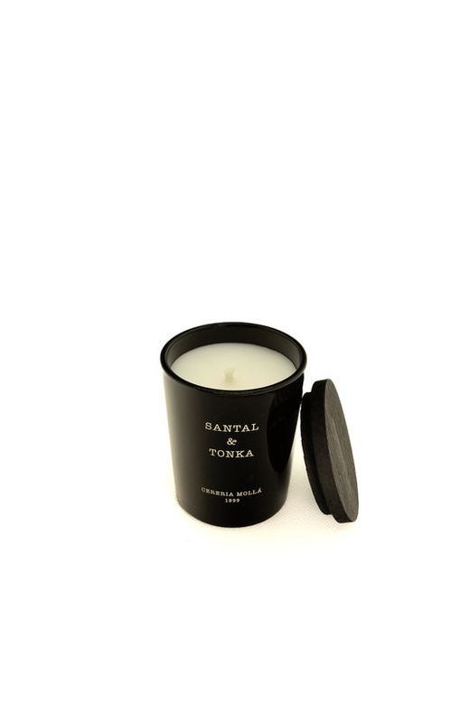 Mini Vela Premium 70Grs. Santal&Tonka. Coleção Boutique CERERIA MOLLA 1899. Feito à mão. +/-50 horas