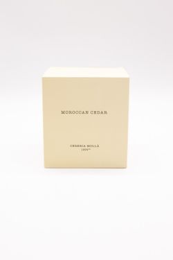 Vela Premium XL. Cedro marroquino. CERERIA MOLLA Coleção Boutique 1899. Feito à mão. +/- 80 horas