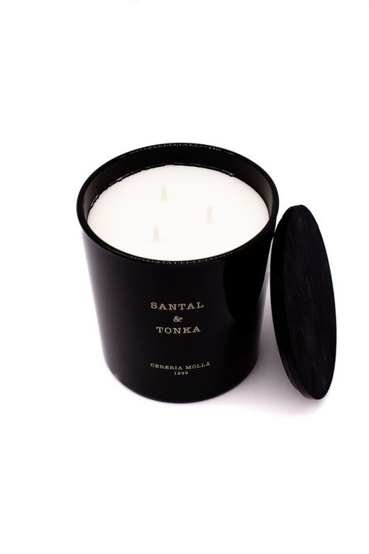 Vela Premium XL. Santal&Tonka. Coleção Boutique CERERIA MOLLA 1899. Feito à mão. +/- 80 horas
