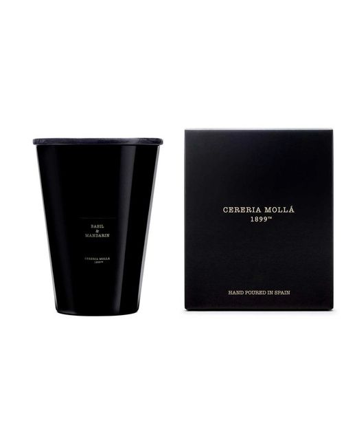 Vela Premium XXL. Manjericão e mandarim. Coleção Boutique CERERIA MOLLA 1899. Feito à mão. +/- 200 horas